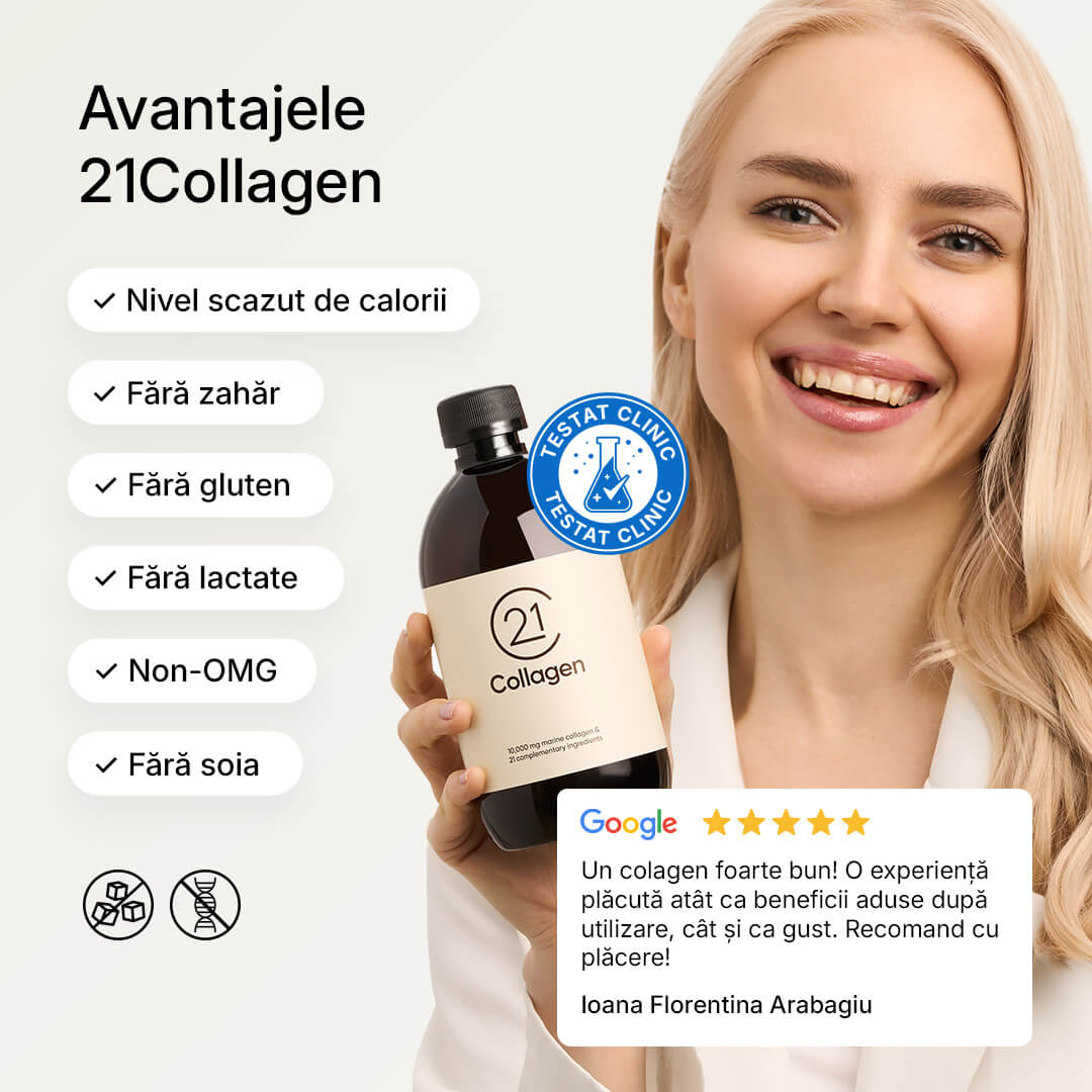 Colagen Marin Lichid Hidrolizat 480ml – 10000mg - 21Collagen.com