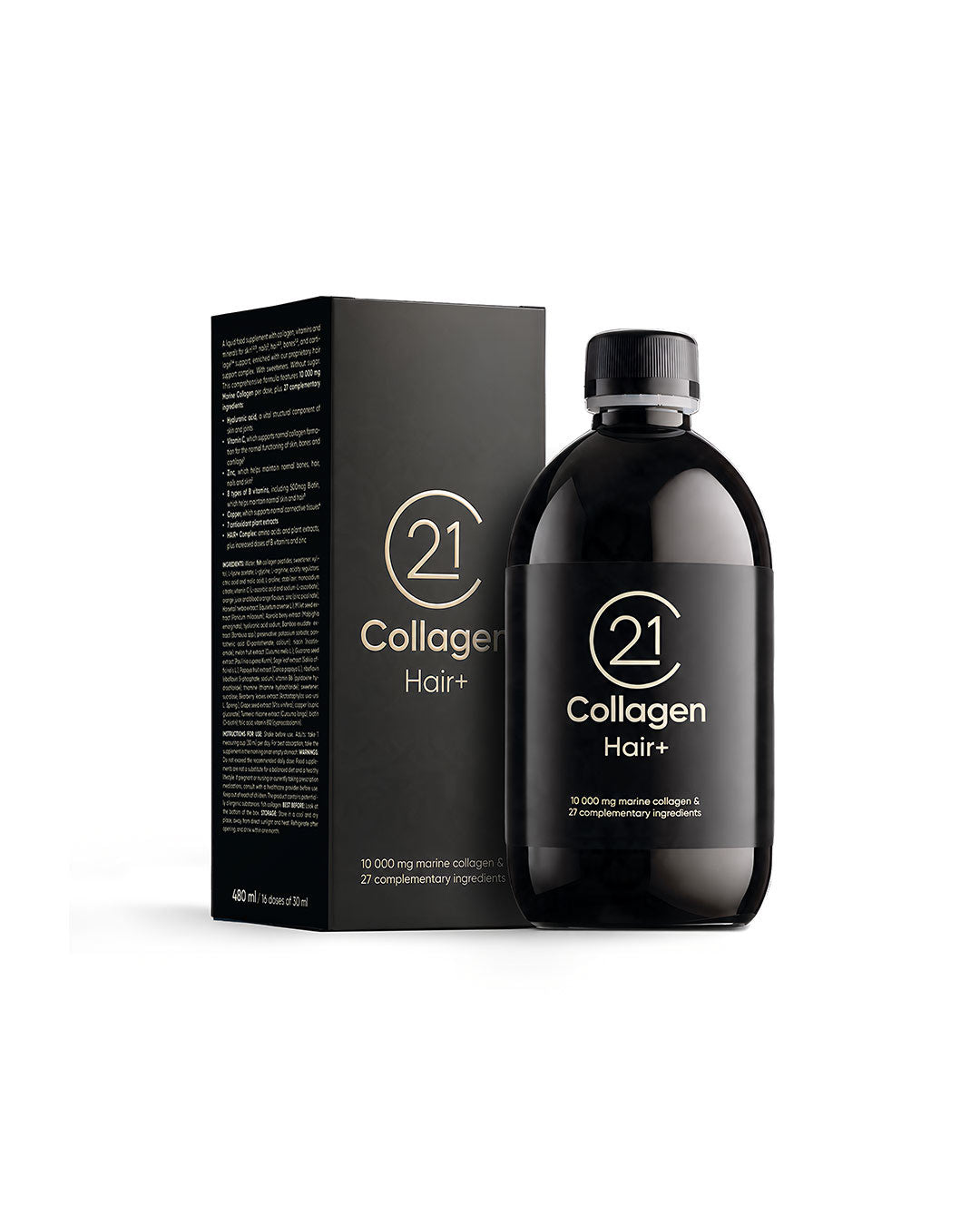 21Collagen Hair+ colagen lichid pentru păr 480 ml