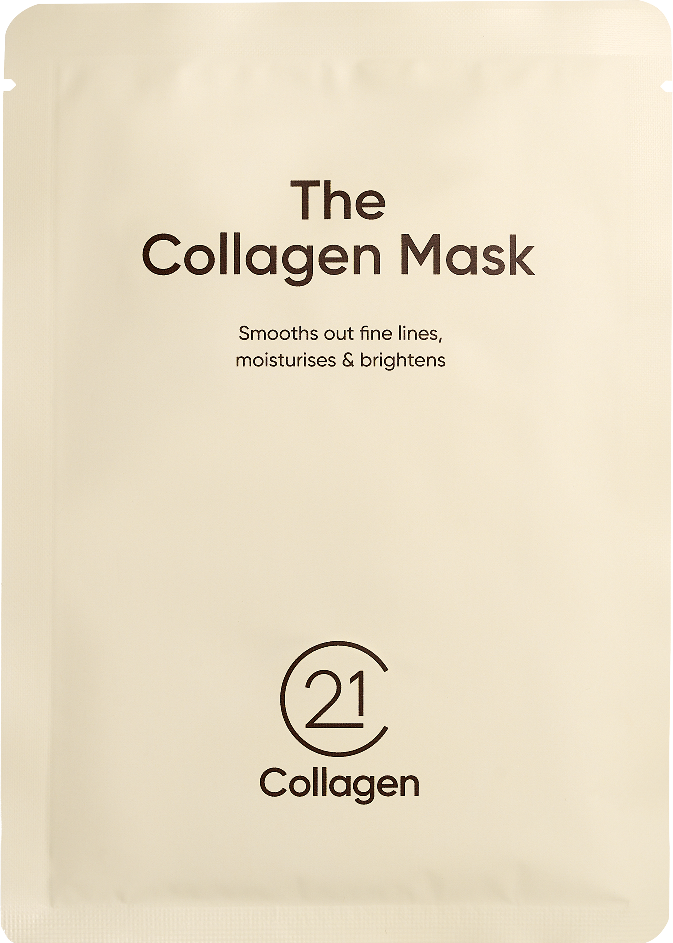 Moisturizing face mask with collagen