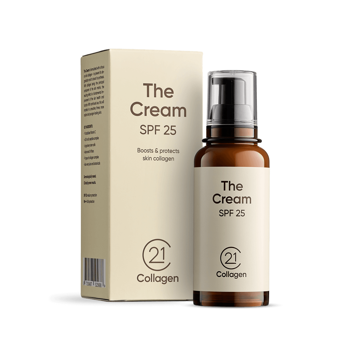 Crema de Zi Anti-Rid cu Protecție SPF şi Colagen - 21collagen